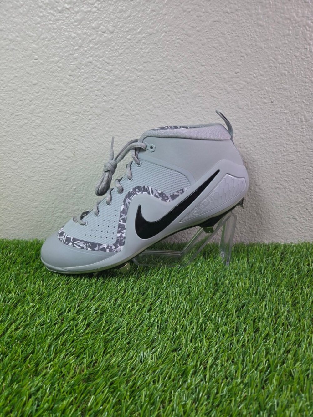 Nike Force Zoom Trout 4 Metal Baseball Cleats 917837 Wolf Grey 12.5